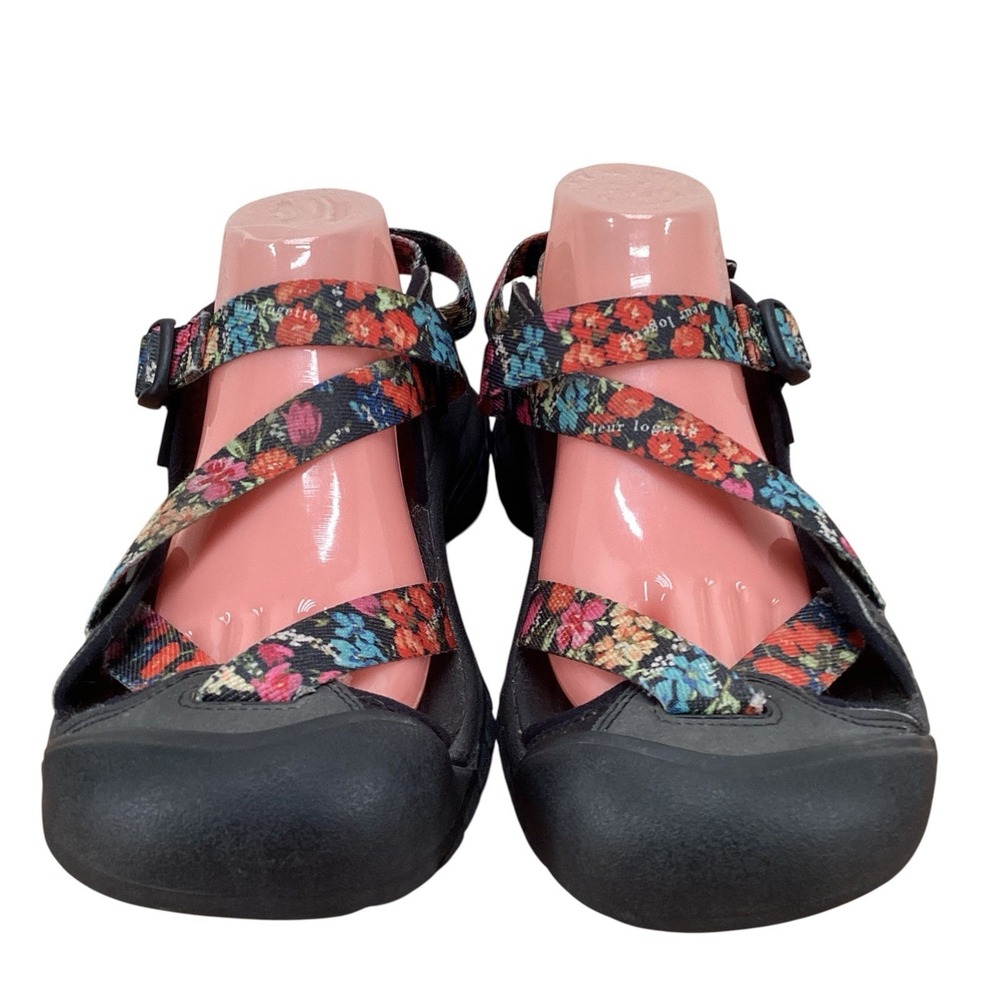 KEEN Zerraport II Flower Print Trail Hiking Closed Toe Sandal Women's Size 10 - Picture 2 of 7